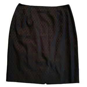 Amanda Smith Black Pencil Skirt Size 14